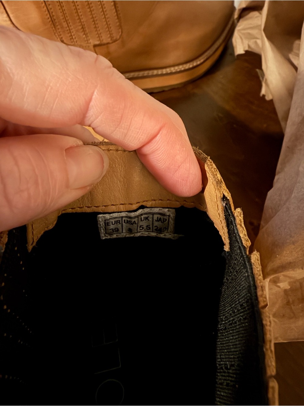 Tan Leather Roolee Boots - Picture 9 of 9